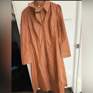Women's Brown Long Coat
